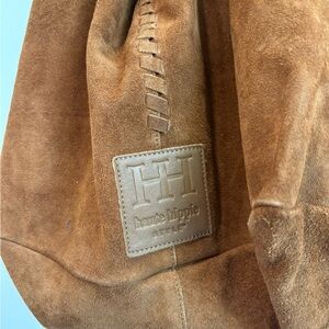 Haute Hippie Brown Suede Hobo Bag